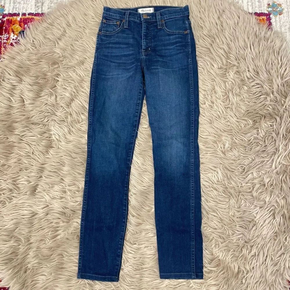 Madewell 10” high riser skinny skinny jeans size 24